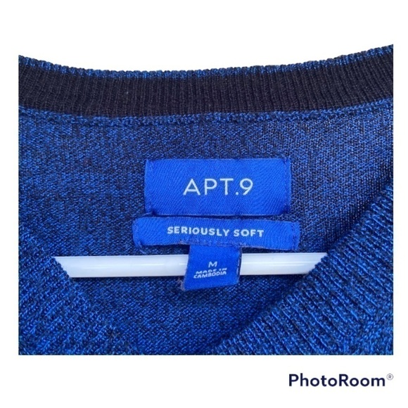 MEN'S Apt. 9® Merino Blend V-Neck Sweater - Picture 4 of 5